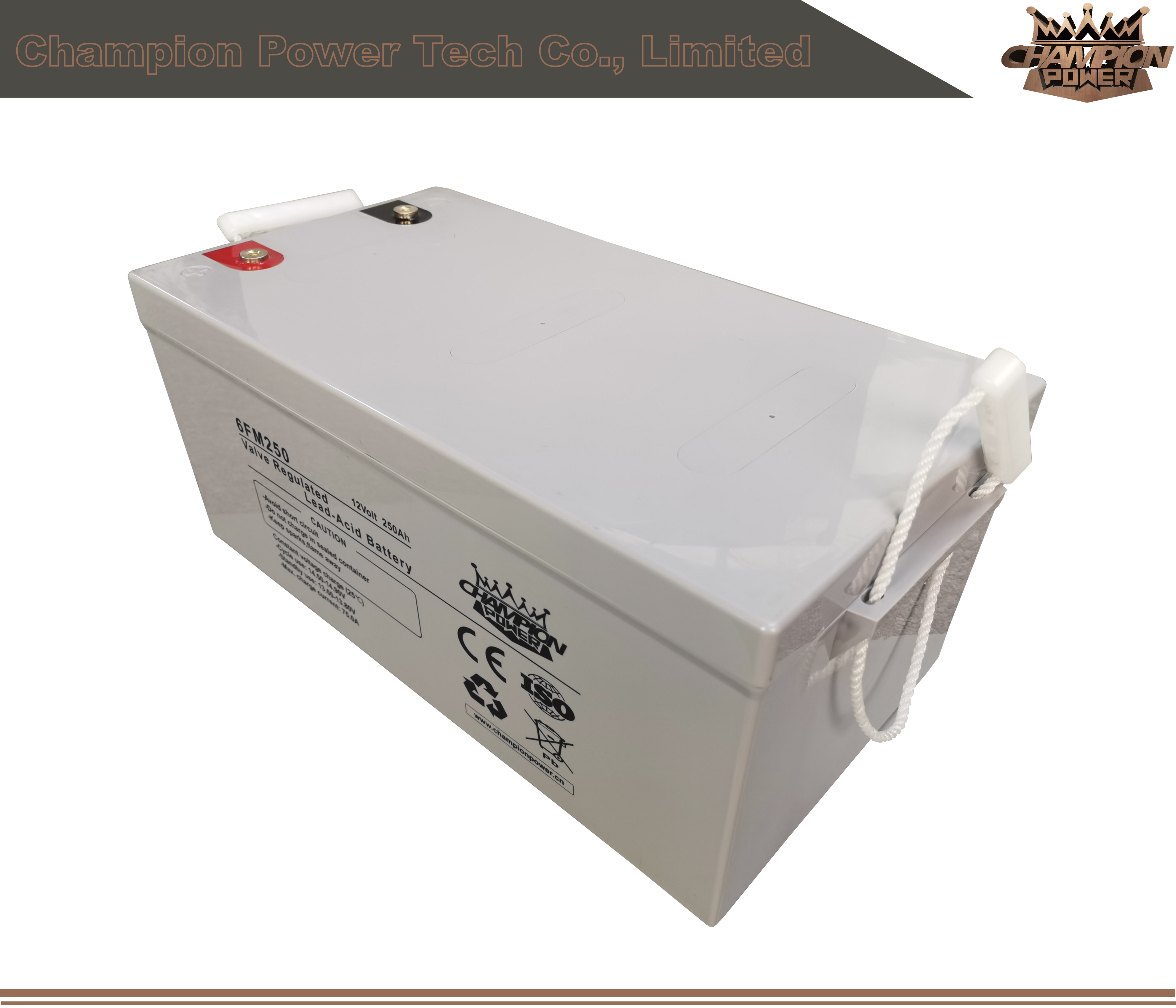 6FM250 12V250Ah AGM Battery