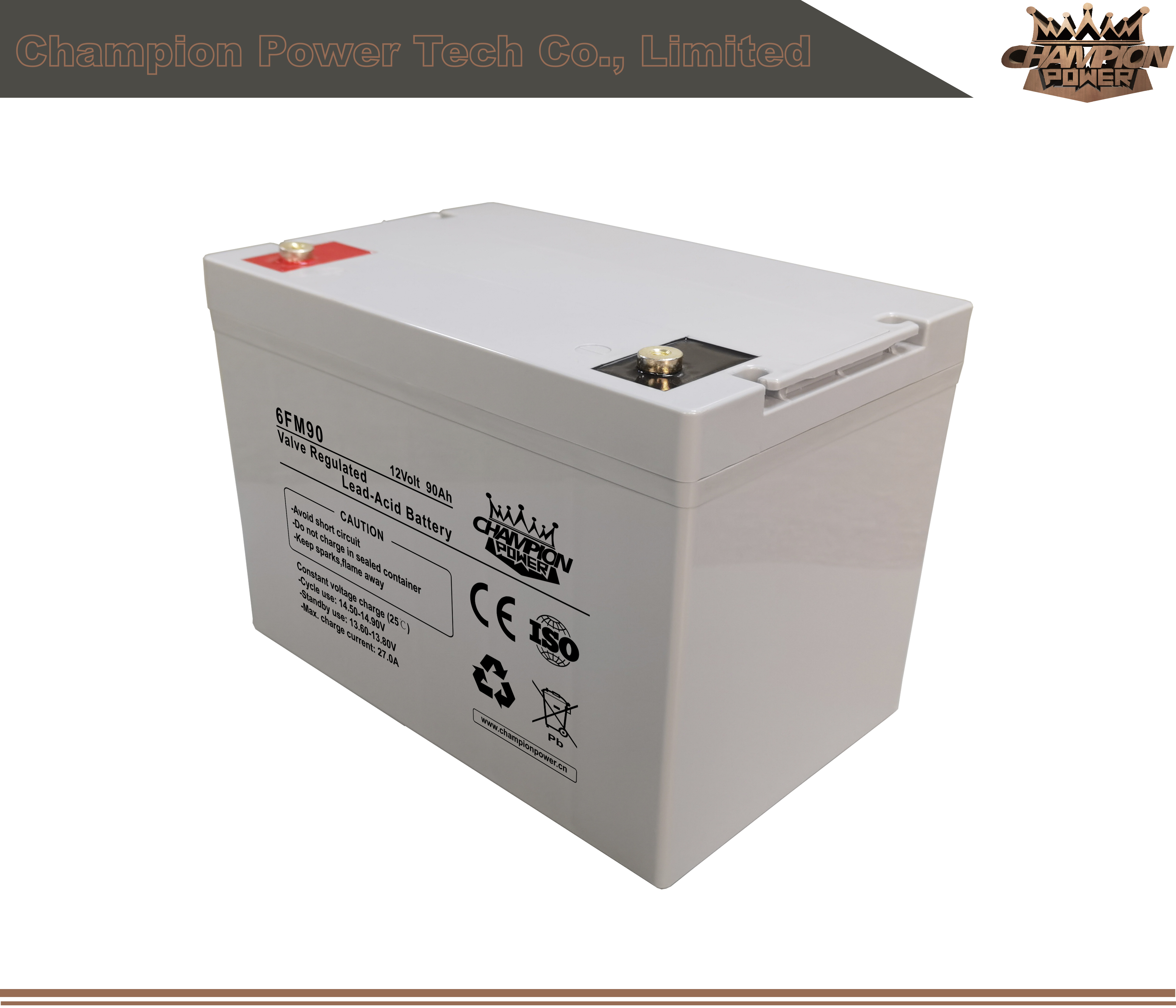 6FM90 12V90Ah AGM Battery