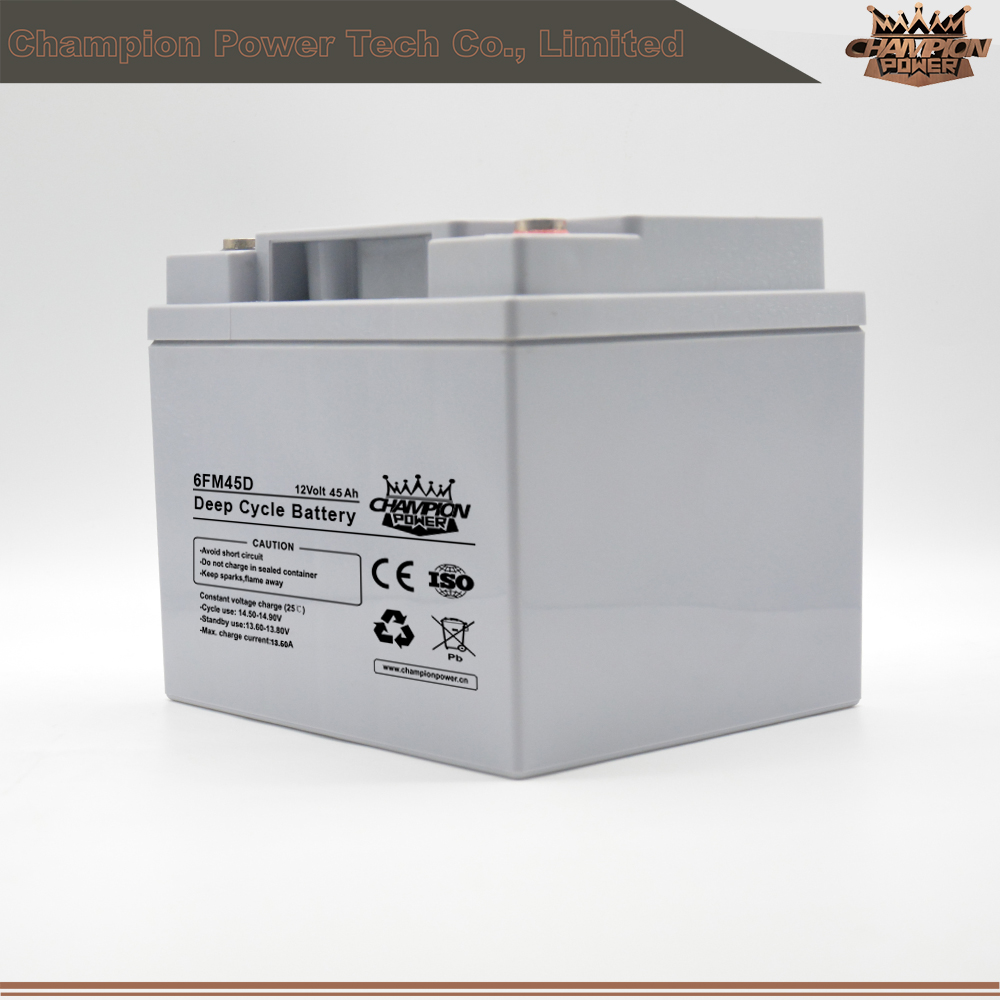 12V45AH Deep Cycle Battery for Solar energy storage system