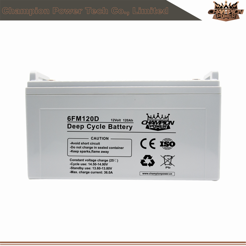 12V120AH Deep Cycle Battery for Solar energy storage system