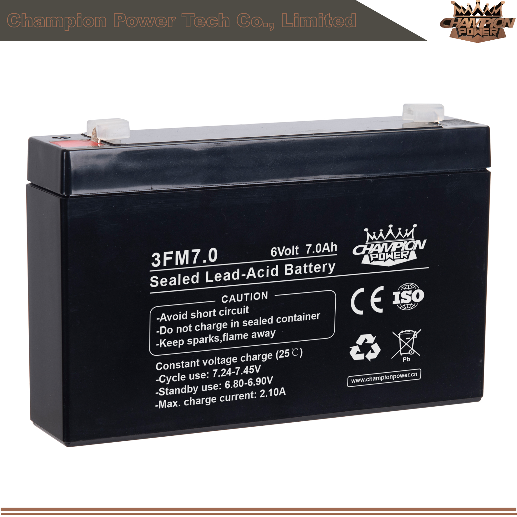 3FM7.0 6V7.0Ah AGM Battery