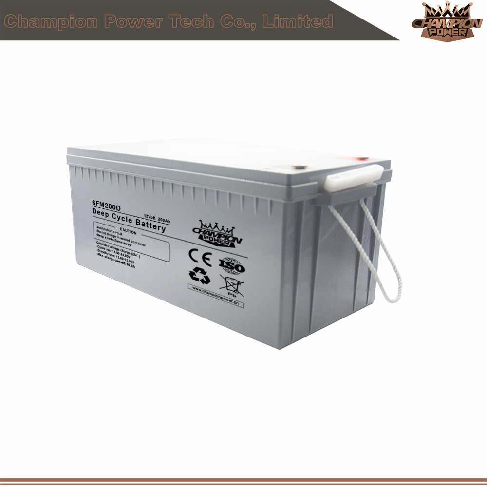12V200AH Deep Cycle Battery for Solar energy storage system