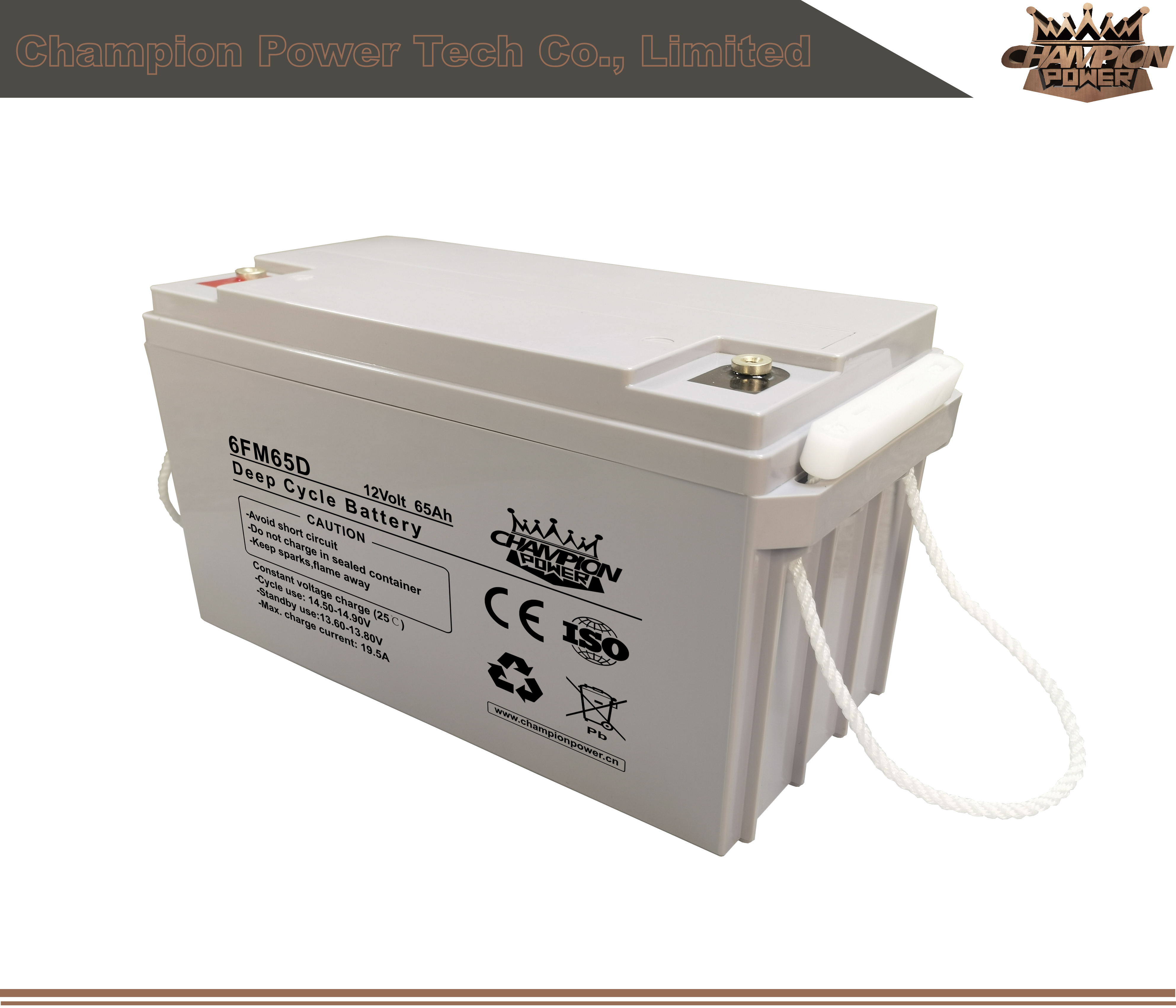 6FM65D 12V65Ah Deep Cycle Battery