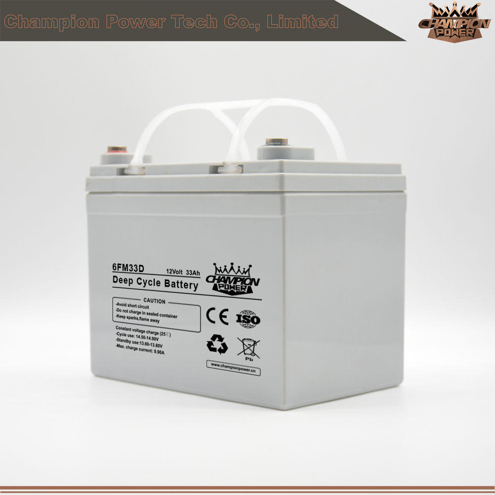 12V33AH Deep Cycle Battery for Solar energy storage system