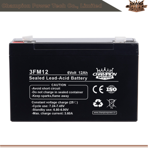 3FM12 6V12Ah AGM Battery